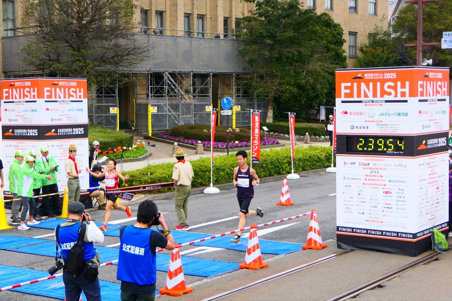 女子１位　上原(鹿児島銀行)