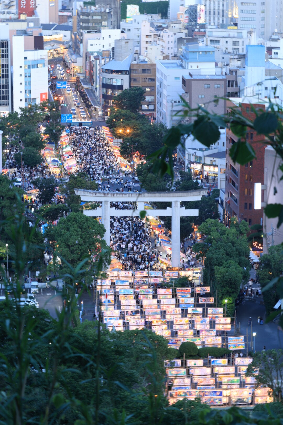 照国神社の六月灯