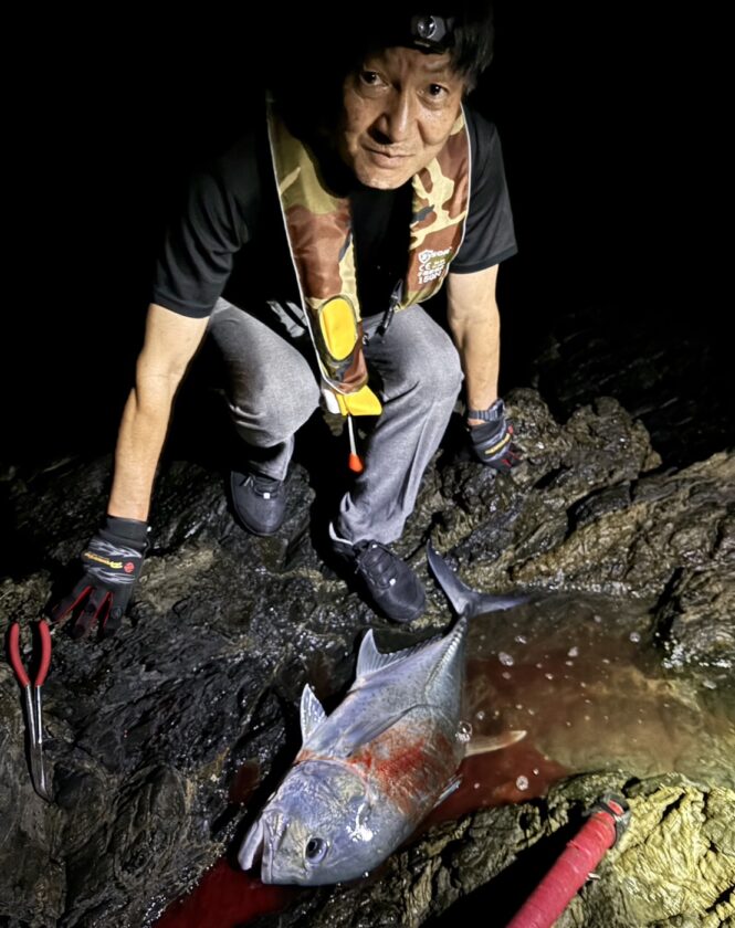 ロウニンアジをゲット