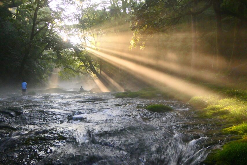 菊池渓谷の夏①