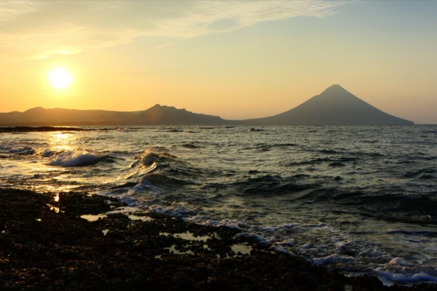 番所鼻からのご来光②