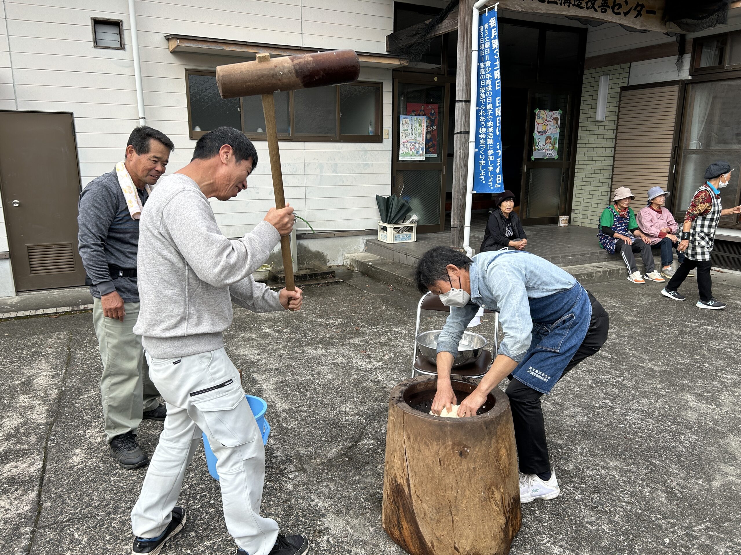 餅つき