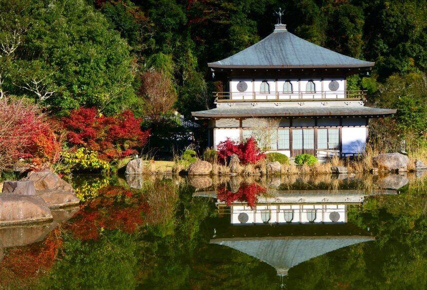岩屋公園の紅葉①