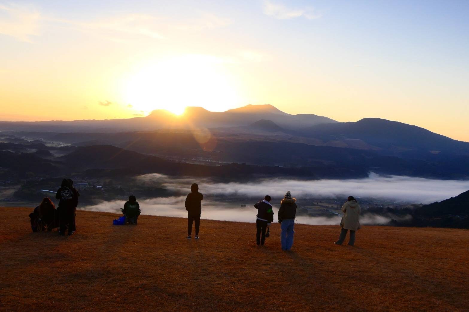 湧水町魚野からのご来光-2