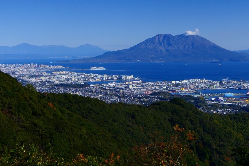 指宿スカイラインからの絶景