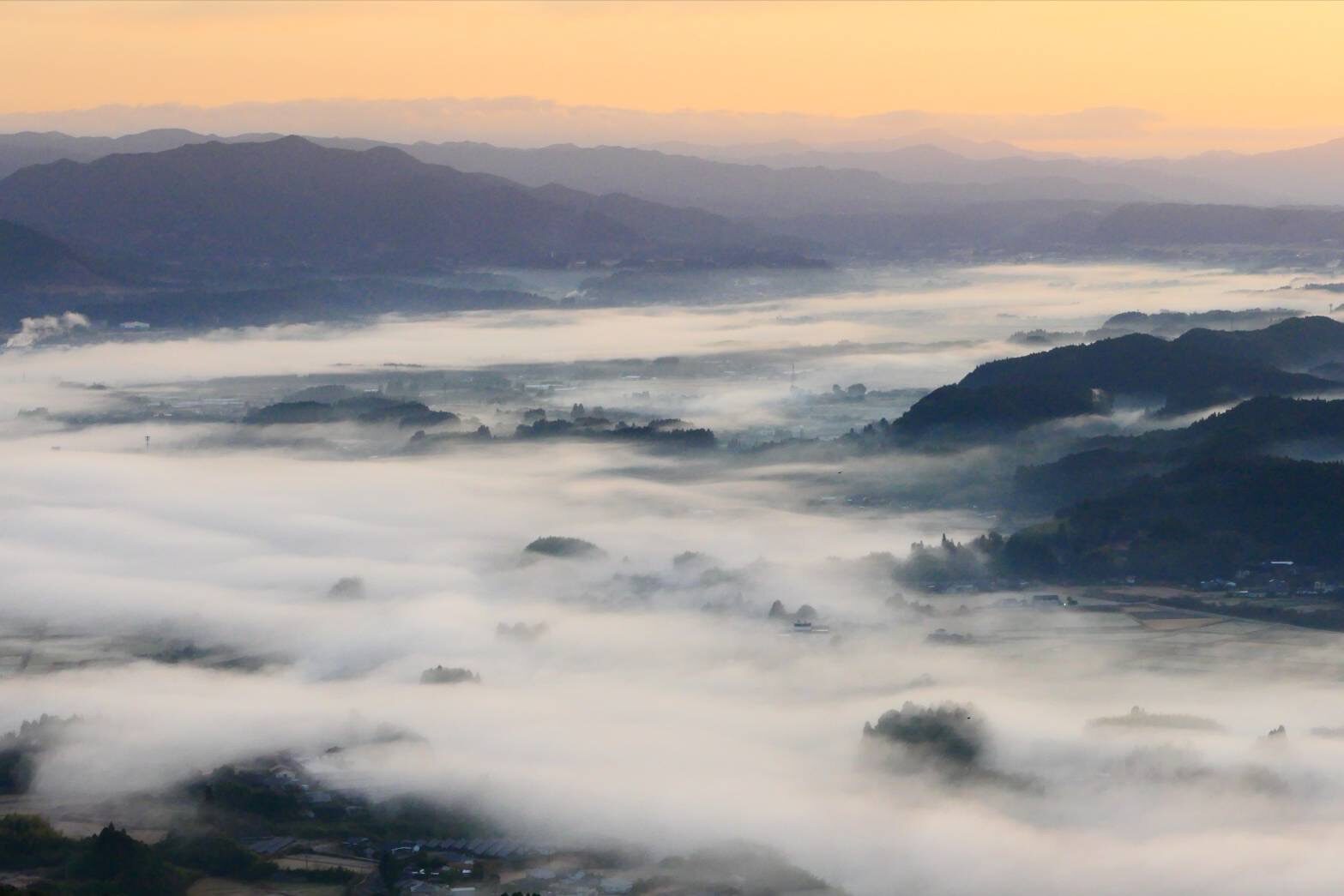 湧水町魚野からのご来光-3