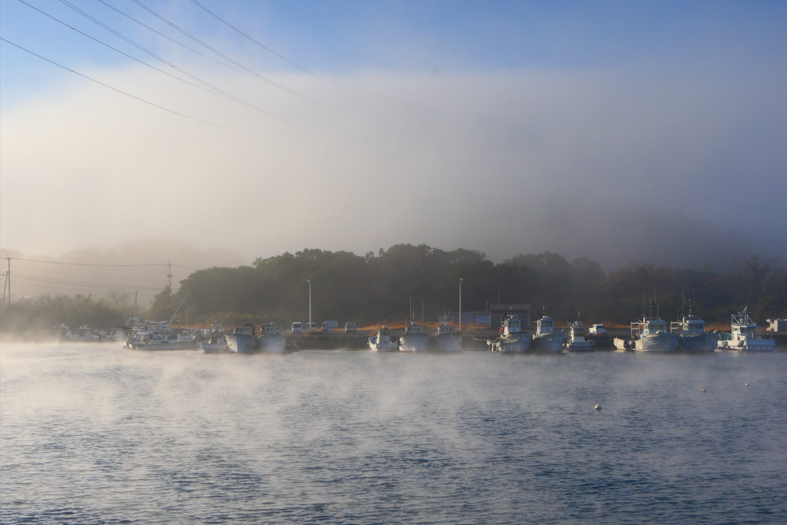 河口からの川内川あらし