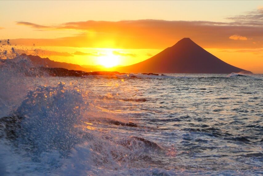 薩摩富士開聞岳とご来光①