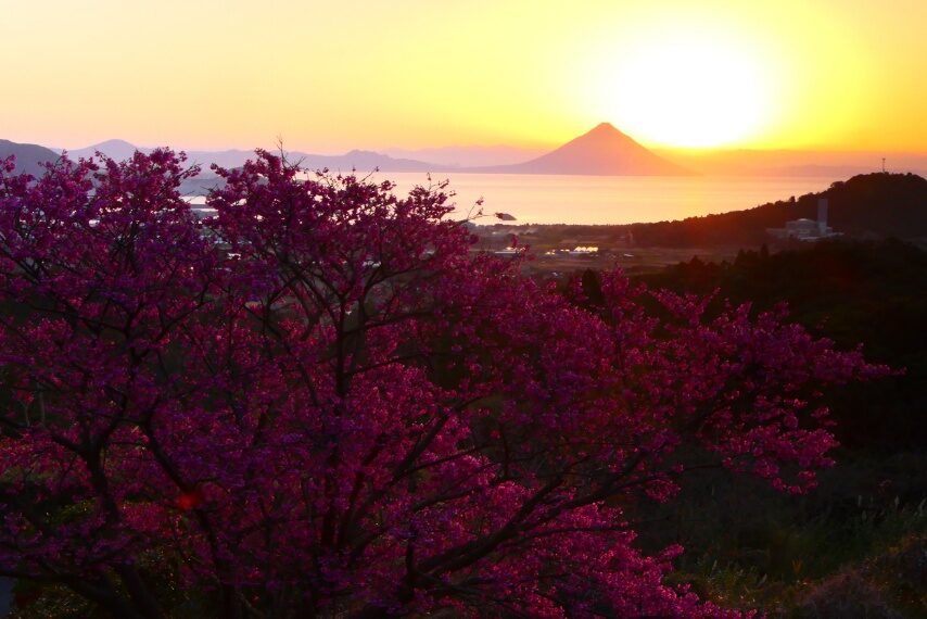 星降る耳取峠 ご来光