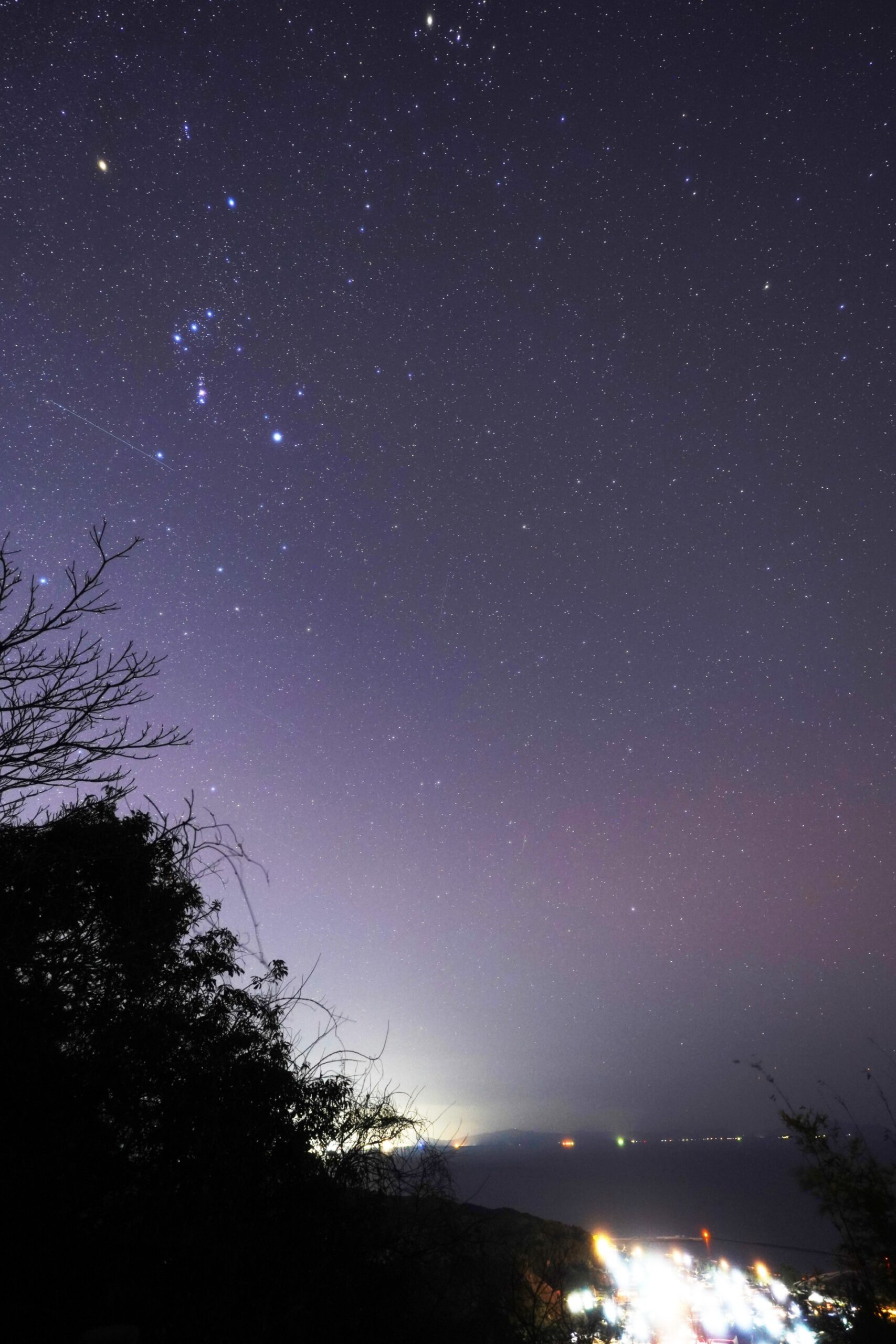 冬の星座オリオン座